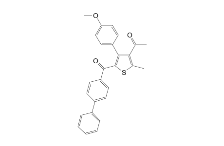 3-Acetyl-4-(4-methoxyphenyl)-2-methyl-5-(4-phenylbenzoyl)thiophene