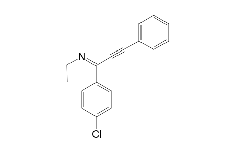 N-[1-(4-Chlorophenyl)-3-phenyl-2-propyn-1-ylidene)ethylamine
