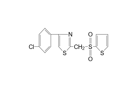 4-(p-chlorophenyl)-2-{[(2-thienyl)sulfonyl]methyl}thiazole