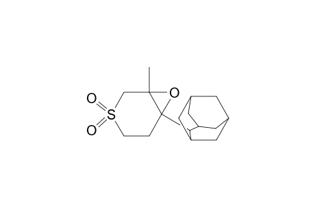 spiro[Adamantane-2,1'-4',5'-epoxy-4',5'-dimethyl-2'-thiacyclohexane 2',2'-dioxide]