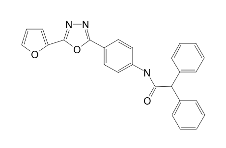 N-[4-[5-(2-furanyl)-1,3,4-oxadiazol-2-yl]phenyl]-2,2-diphenylacetamide