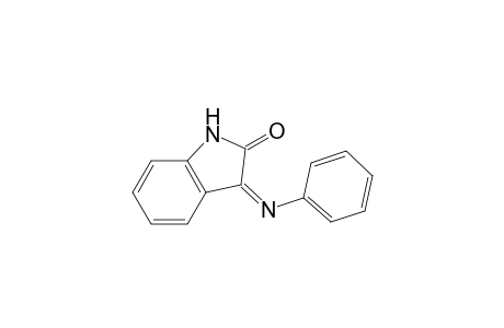 2H-Indol-2-one, 1,3-dihydro-3-(phenylimino)-
