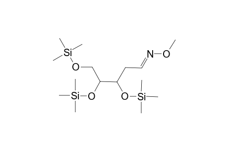 d-Erythro-pentose, 2-deoxy-3,4,5-tris-O-(trimethylsilyl)-, O-methyloxime