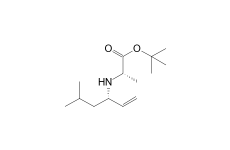 t-Butyl N-((S)-5-Methylhex-1-en-3-yl)-L-alaninate