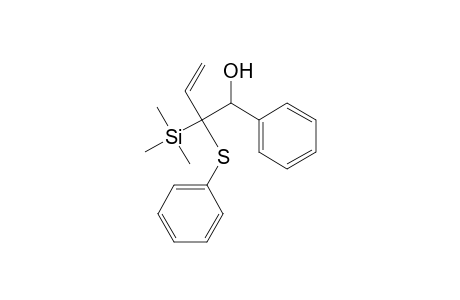 1-Phenyl-2-(phenylthio)-2-trimethylsilyl-but-3-en-1-ol