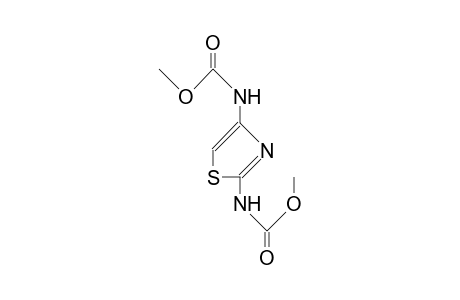 2,4-Bis(methoxy-carbonylamino)-thiazole