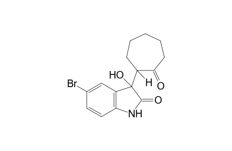 5-bromo-3-hydroxy-3-(2-oxocycloheptyl)-2-indolinone