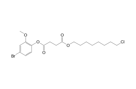 Succinic acid, 8-chlorooctyl 4-bromo-2-methoxyphenyl ester