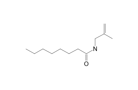 Octanamide, N-methallyl-