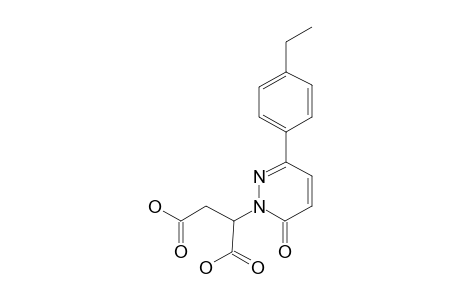 2-[3-(4-Ethylphenyl)-6-oxopyridazin-1-yl]butanedioic acid