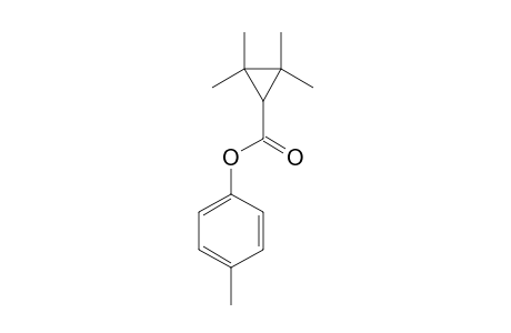 (4-methylphenyl) 2,2,3,3-tetramethylcyclopropane-1-carboxylate