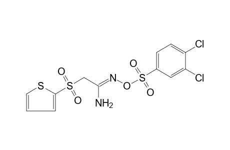 O-[(3,4-dichlorophenyl)sulfonyl]-2-[(2-thienyl)sulfonyl]acetamidoxime