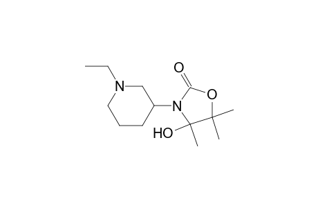 2-oxazolidinone, 3-(1-ethyl-3-piperidinyl)-4-hydroxy-4,5,5-trimethyl-