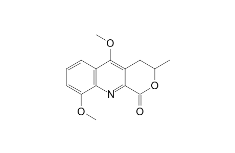 5,9-Dimethoxy-3-methyl-3,4-dihydro-1H-pyrano-[3,4-b]-quinolin-1-one