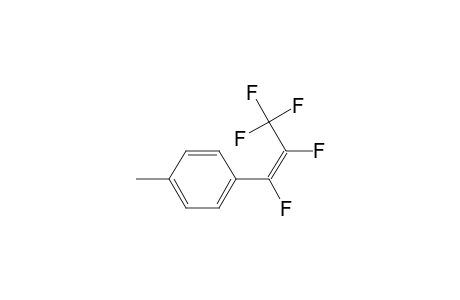 Benzene, 1-methyl-4-(1,2,3,3,3-pentafluoro-1-propenyl)-, (Z)-