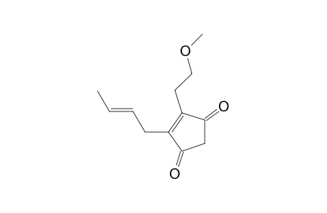 4-Cyclopentene-1,3-dione, 4-(2-butenyl)-5-(2-methoxyethyl)-