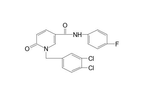 1-(3,4-DICHLOROBENZYL)-1,6-DIHYDRO-4'-FLUORO-6-OXONICOTINANILIDE