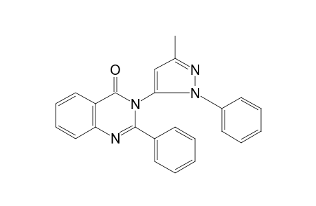 3-(3-methyl-1-phenlpyrazol-5-yl)-2-phenyl-4(3H)-quinazolinone