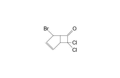 Bicyclo[3.2.0]hept-2-en-6-one, 5-bromo-7,7-dichloro-