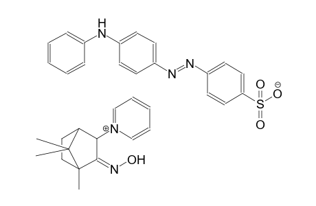 1-[(3Z)-3-(hydroxyimino)-4,7,7-trimethylbicyclo[2.2.1]hept-2-yl]pyridinium 4-[(E)-(4-anilinophenyl)diazenyl]benzenesulfonate