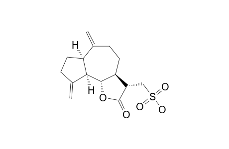 SULFOCOSTUNOLIDE-A;13-SULFO-4(15),10(14)-GUAIA-DIEN-12,6-OLIDE