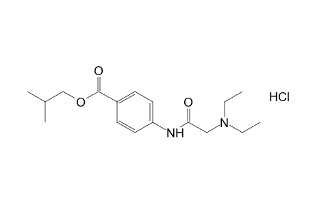 p-[2-(Diethylamino)acetamido]benzoic acid, isobutyl ester, hydrochloride