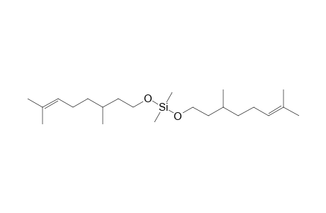 bis[(3,7-Dimethyloct-6-en-1-yl)oxy](dimethyl)silane