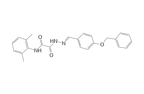 N'-[(E)-(4-benzoxybenzylidene)amino]-N-(2,6-dimethylphenyl)oxamide