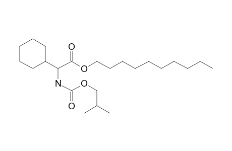 Glycine, 2-cyclohexyl-N-isobutoxycarbonyl-, decyl ester