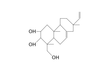 1,4a,7-trimethyl-1-methylol-7-vinyl-3,4,4b,5,6,8,10,10a-octahydro-2H-phenanthrene-2,3-diol