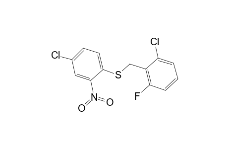 1-Chloro-2-(((4-chloro-2-nitrophenyl)sulfanyl)methyl)-3-fluorobenzene