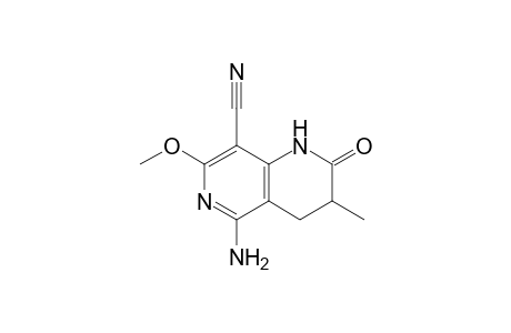 5-AMINO-8-CYANO-3,4-DIHYDRO-7-METHOXY-3-METHYL-1,6-NAPHTHYRIDIN-2(1H)-ONE