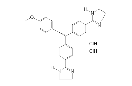 2,2'-[(p-methoxystyrylidene)di-p-phenylene]di-2-imidazoline, dihydrochloride