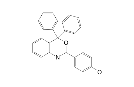 4-(4,4-diphenyl-2,4-dihydro-1H-3,1-benzoxazin-2-yl)phenol