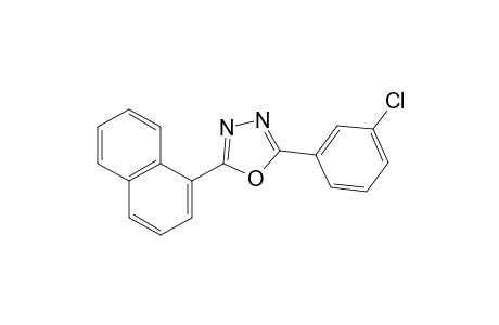 2-(m-chlorophenyl)-5-(2-naphthyl)-1,3,4-oxadiazole