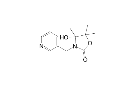 2(3H)-Oxazolone, dihydro-4-hydroxy-4,5,5-trimethyl-3-(3-pyridinylmethyl)-