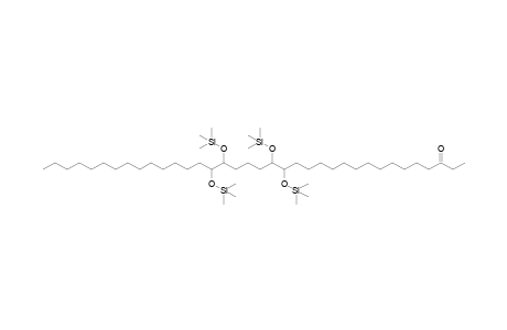 16,17,21,22-tetrakis(trimethylsilyloxy)hexatriacontan-3-one
