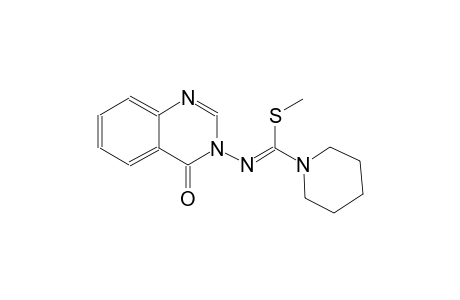 methyl N-(4-oxo-3(4H)-quinazolinyl)-1-piperidinecarbimidothioate