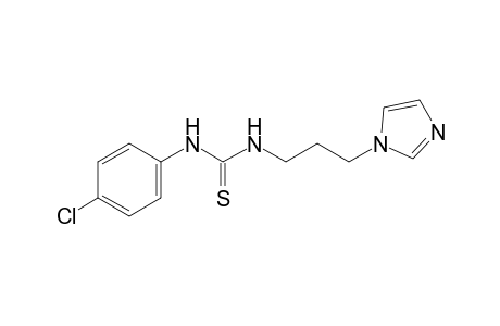 1-(p-chlorophenyl)-3-[2-(imidazol-1-yl)propyl]-2-thiourea