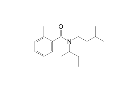 Benzamide, 2-methyl-N-(2-butyl)-N-(3-methylbutyl)-