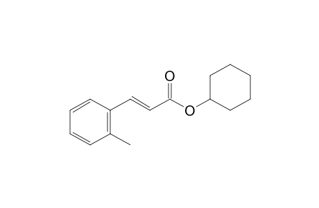 (E)-Cyclohexyl 3-(o-tolyl)acrylate