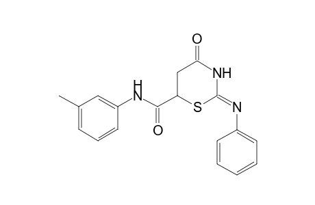 2H-1,3-thiazine-6-carboxamide, tetrahydro-N-(3-methylphenyl)-4-oxo-2-(phenylimino)-, (2Z)-