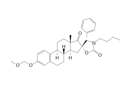 #10;(8R,9S,13S,14S,16S)-3'-BUTYL-3-(METHOXYMETHOXY)-13-METHYL-4'-PHENYL-7,8,9,11,12,13,14,15-OCTAHYDRO-2'H-SPIRO-[CYCLOPENTA-[A]-PHENANTHRENE-16,5'-[1,3]-OXADI