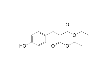 (p-Hydroxybenzyl)malonic acid, diethyl ester