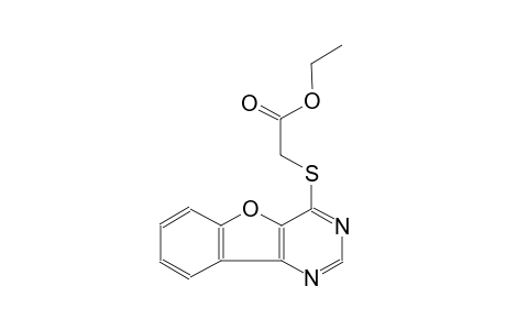 Ethyl ([1]benzofuro[3,2-d]pyrimidin-4-ylsulfanyl)acetate