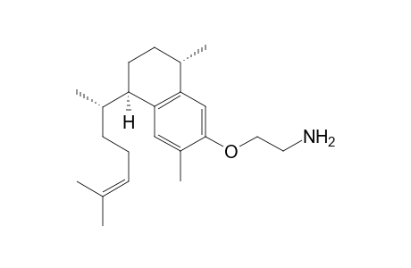 rac-2-(((5R,8S)-3,8-Dimethyl-5-((S)-6-methylhept-5-en-2-yl)-5,6,7,8-tetrahydronaphthalen-2-yl)oxy)ethanamine