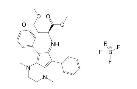 (S)-N-(1,4-Dimethyl-5,7-diphenyl-1,2,3,4-tetrahydro-6H-cyclopenta[b]pyrazin-6-ylidene)-1,4-dimethoxy-1,4-dioxobutan-2-aminium tetrafluoroborate