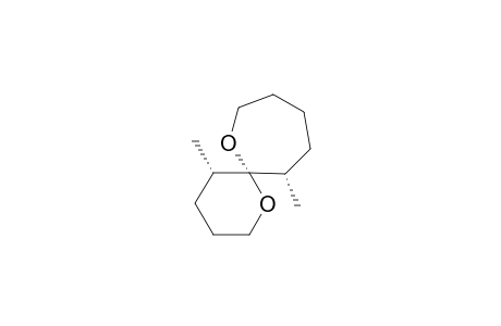 (+)-(5S,6R,12S)-5,12-dimethyl-1,7-dioxaspiro[5.6]dodecane