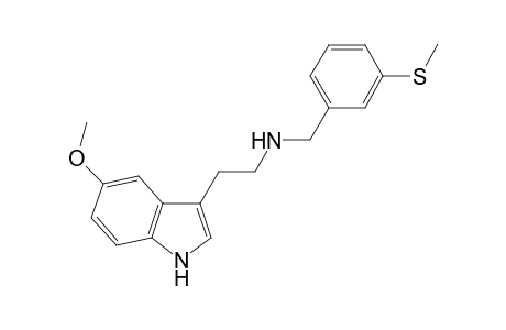 2-(5-Methoxy-1H-indol-3-yl)-N-(3-(methylthio)benzyl)ethanamine