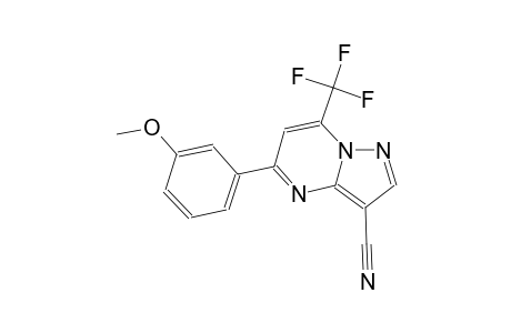 5-(3-methoxyphenyl)-7-(trifluoromethyl)pyrazolo[1,5-a]pyrimidine-3-carbonitrile